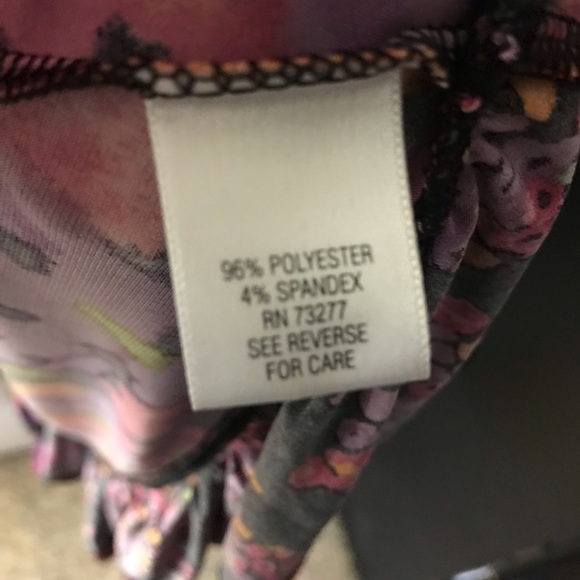 Purple and Pink Floral Dress - Picture 6 of 7